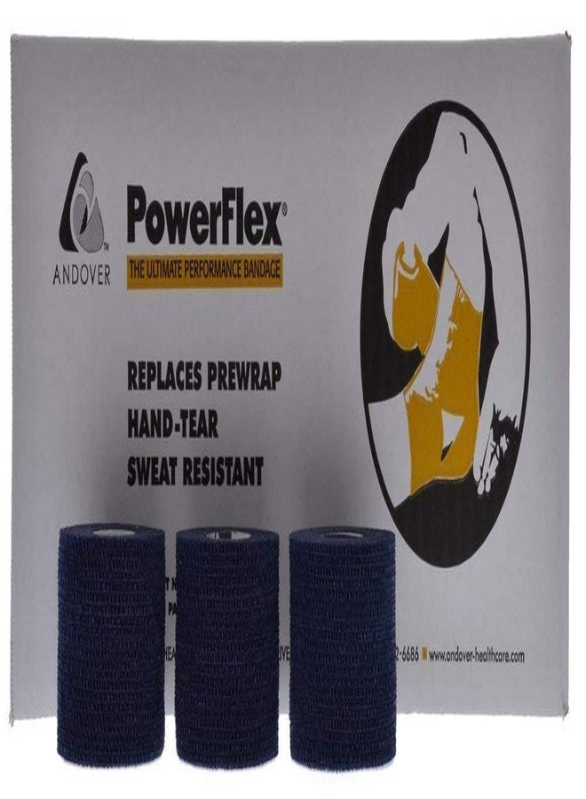Andover Powerflex 2" Stretch Athletic Tape - 24 Rolls, Navy - Image 1