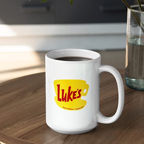senooe Luke's Diner 15oz Coffee Mug - Novelty Ceramic Cup, Fun Gift for Fans, Tea & Coffee Drinkers - Image 5