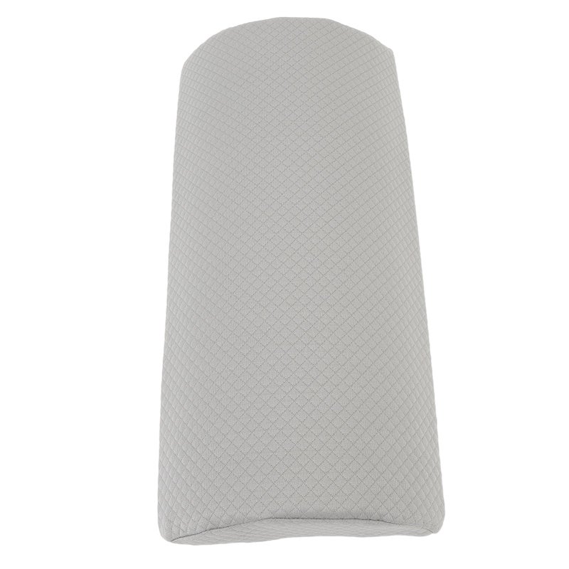 Lumbar Support Memory Foam Pillow Lumbar Support Cushion Breathable Bed Waist Pillow for Home Office Car Curved Style Gray - Image 3