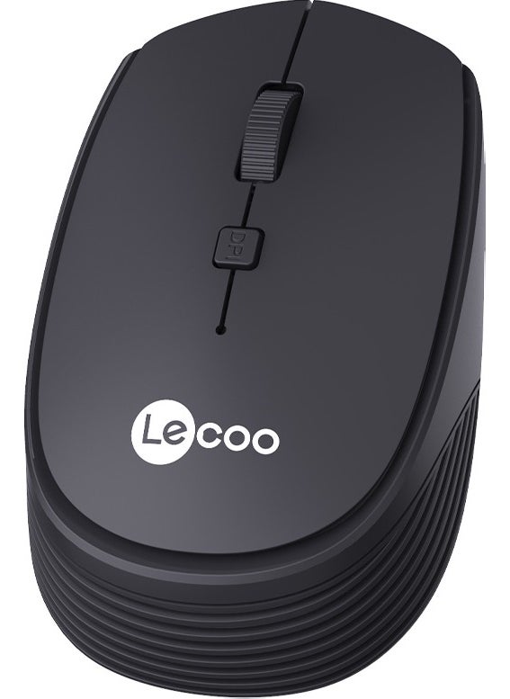 lecoo - Lenovo WS202 Wireless 1200DPI 4-Button Optical Mouse Black - Image 1