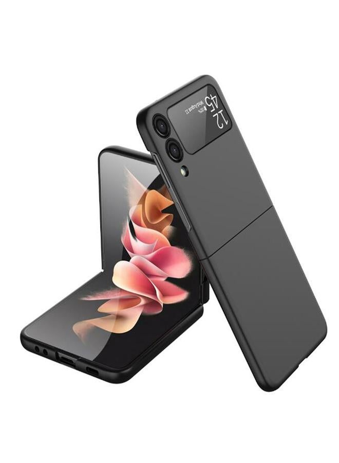 S-TOP Case For Samsung Galaxy Z Flip3 5G Oil-sprayed Ultra-thin Folding Phone Case