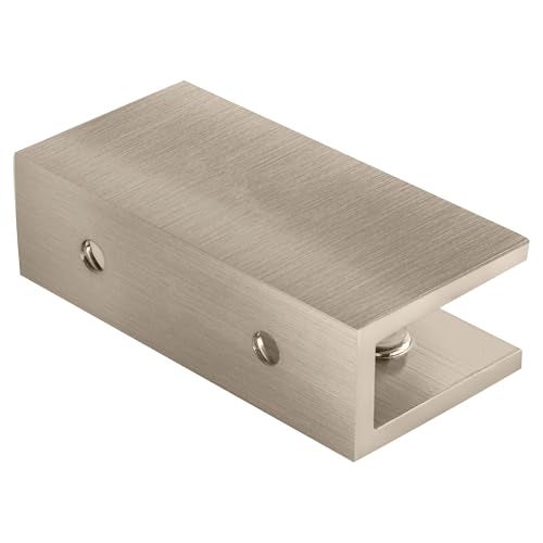 CRL مشبك زجاج ثابت بدون حفر من CRL بالنيكل المصقول لزجاج 3/8" أو 5/16" - Image 2