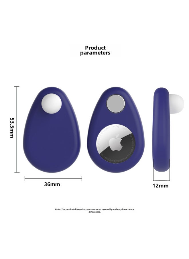 Generic - Applicable Apple Airtag Locator Protective Case Anti-loss Device Apple Tracker Silicone Protective Case-Color:red Protective Sleeve Magnet Opp - Image 1