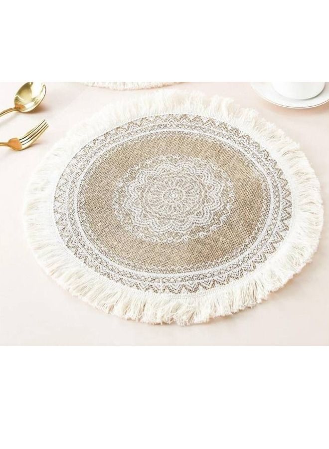 Kutis مفرش طاولة بنمط ماندالا مزخرف بشراشيب قطعة واحدة - Image 2