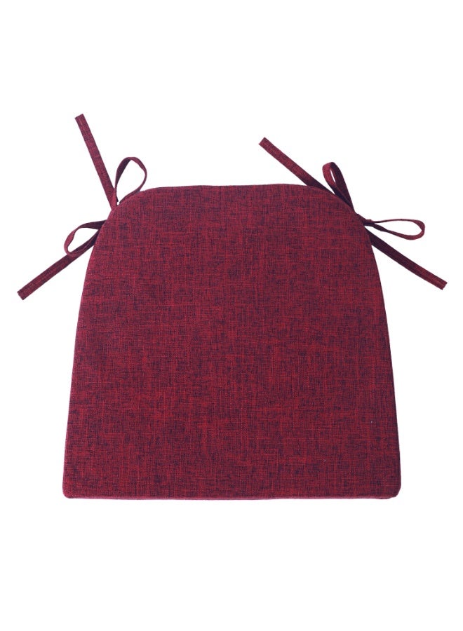 Foam Chair Cushions for Dining Chairs Set of 2, Non Slip Kitchen Chair Pads, 42x40.5x4 cm, Indoor Dining Chair Cushions with Ties, U-Shaped Seat Cushions for Kitchen Chairs - Image 2
