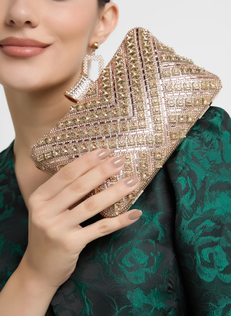 Khizana Embellished Clutch Bag