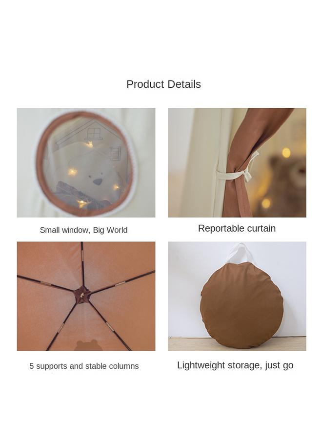 الأزرق جي دبليو خيمة بالجملة لعبة الأطفال في الأماكن المغلقة بيت ألعاب الطفل فتى وفتاة قلعة سرية قاعدة لعب المنزل - Image 5