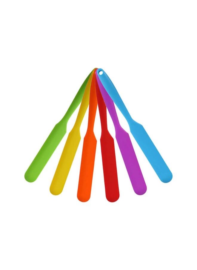 klarako 6pcs Silicone Stir Sticks Kit Silicone Spatula Epoxy Stir Stick Silicone Epoxy Brushes for Mixing Resin, Paint, Epoxy, DIY Crafts  - Image 5
