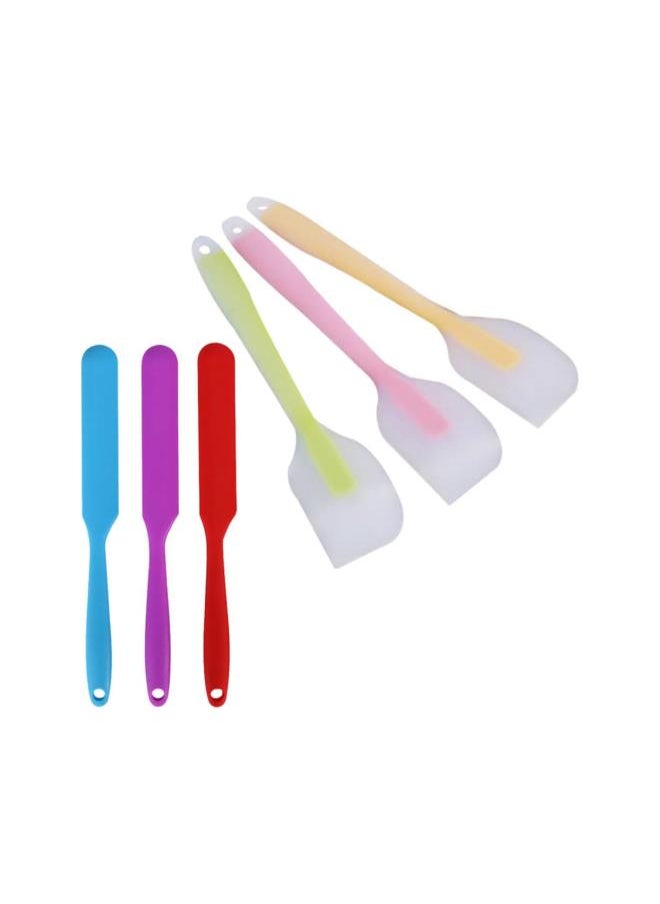 klarako 6pcs Silicone Stir Sticks Kit Silicone Spatula Epoxy Stir Stick Silicone Epoxy Brushes for Mixing Resin, Paint, Epoxy, DIY Crafts  - Image 1