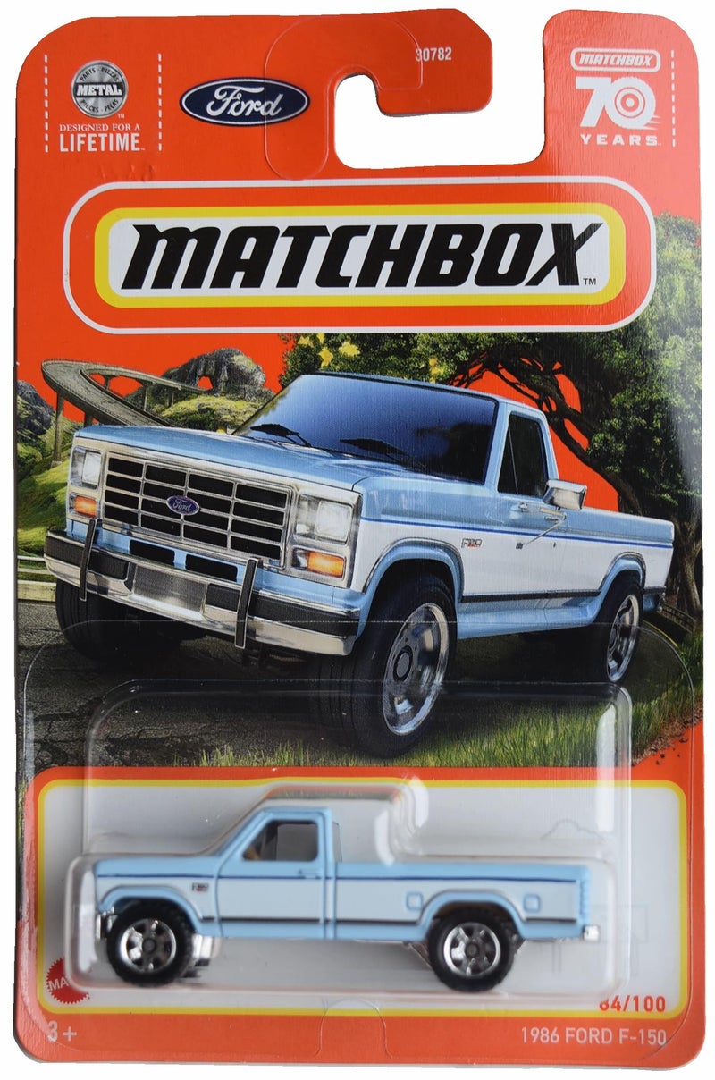 ماتش بوكس 1986 فورد F-150، أزرق 84/100