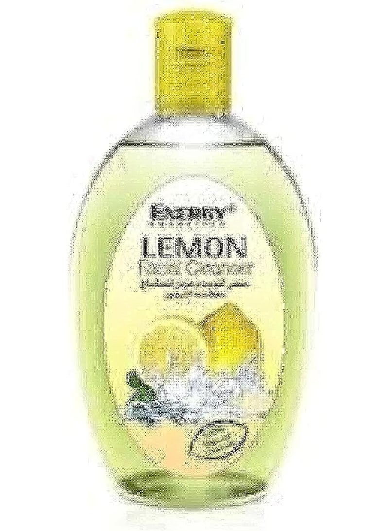 Energy Cosmetics Facial Cleanser & Makeup Remover With Lemon Extracts, 100% Natural Ingredients, 235ml