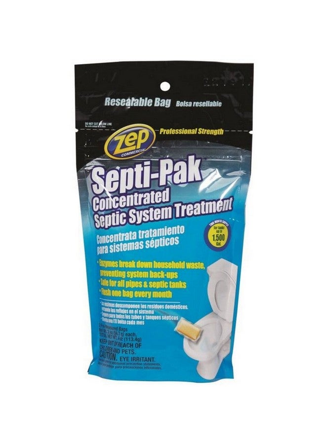 Zep Septi-Pak Professional Strength Concentrated Septic System Treatment 4 oz 7194285
