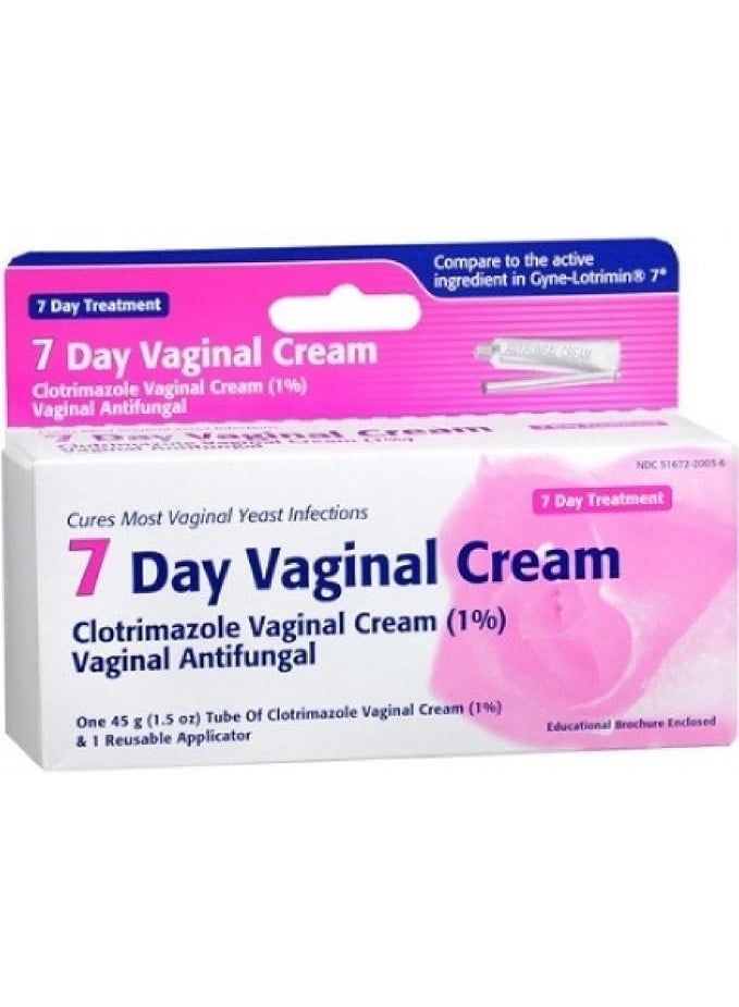 Taro Clotrimazole 7 Vaginal Cream 45 g - Yeast Treatment