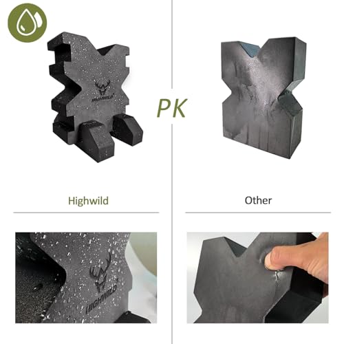 Highwild Shooting Foam Rest X-Block Bench Rest with Base - 1 Pack - Image 3