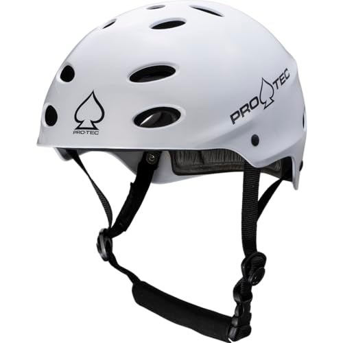 ProTec Ace Water Wakeboarding Helmet Ideal for Wakeboarding Kayaking Whitewater Rafting or Kite Surfing XLarge White Gloss - Image 1