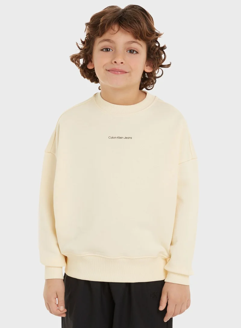Calvin Klein Jeans Youth Logo Sweatshirt