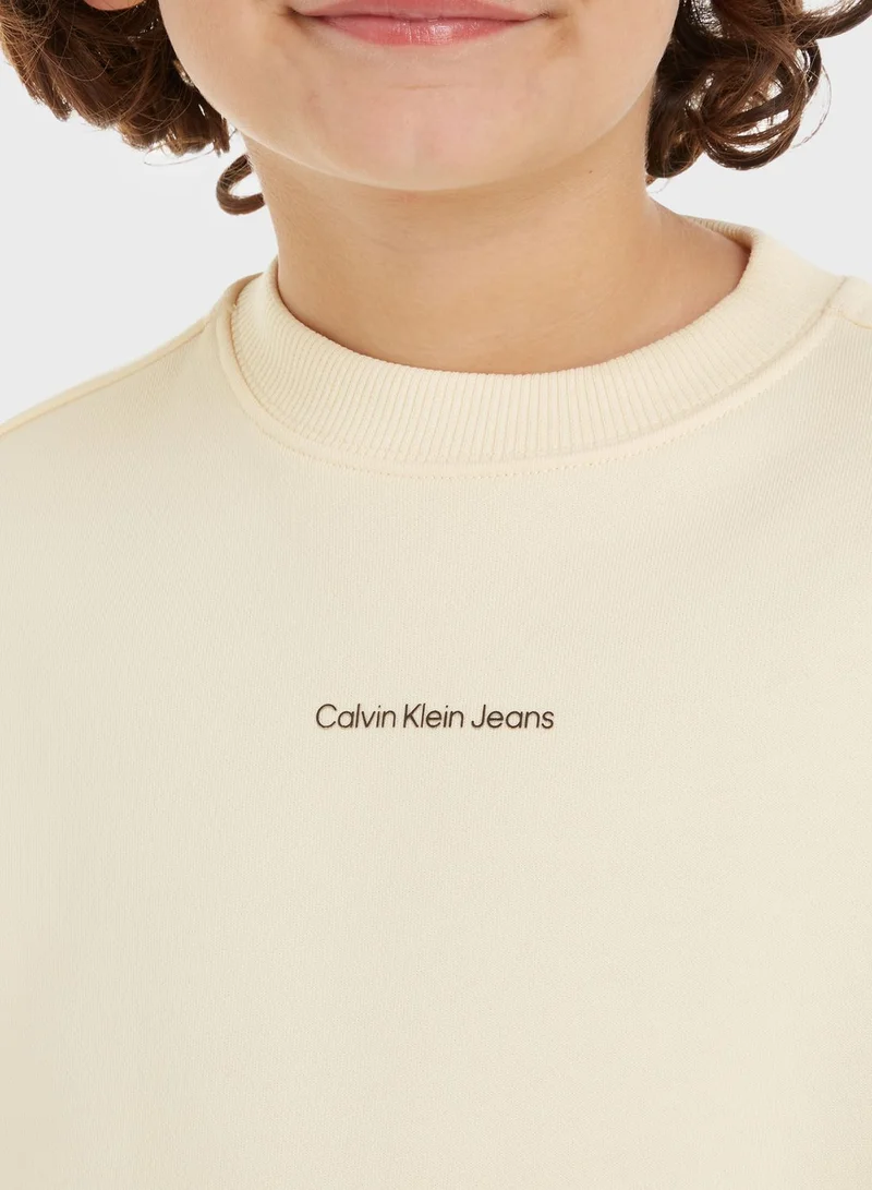 Calvin Klein Jeans Youth Logo Sweatshirt