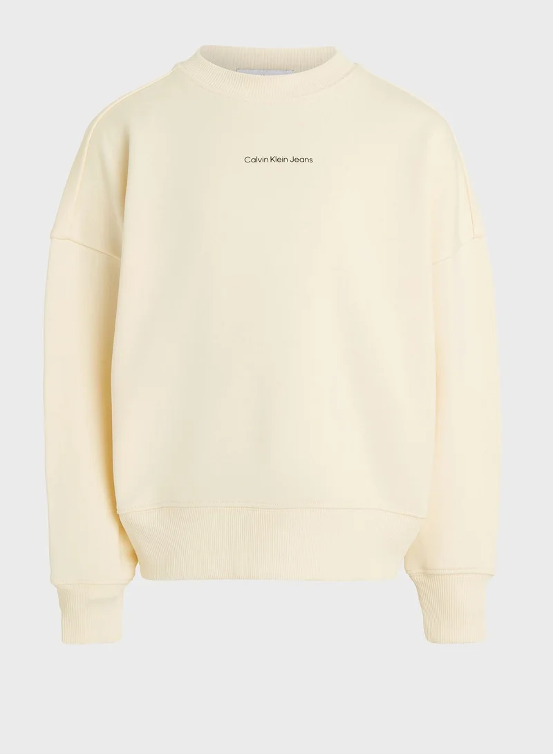 Calvin Klein Jeans Youth Logo Sweatshirt