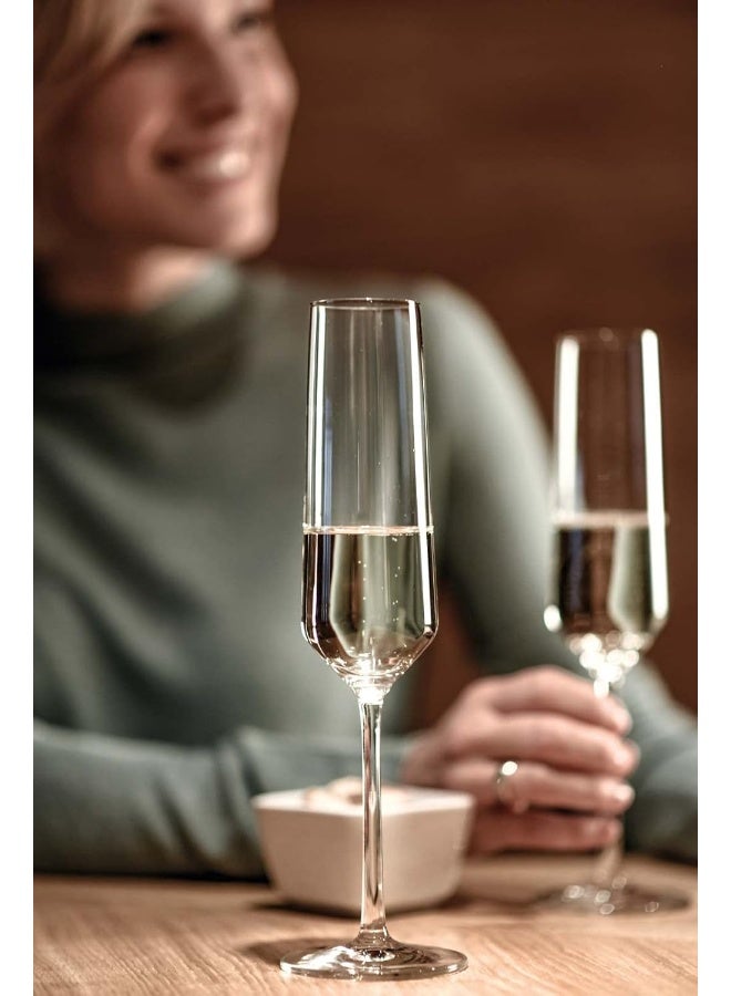 Zwiesel Glas كأس شمبانيا بيور بسعة 209 مل ارتفاع 25.2 سم قطر 7.2 سم - Image 1