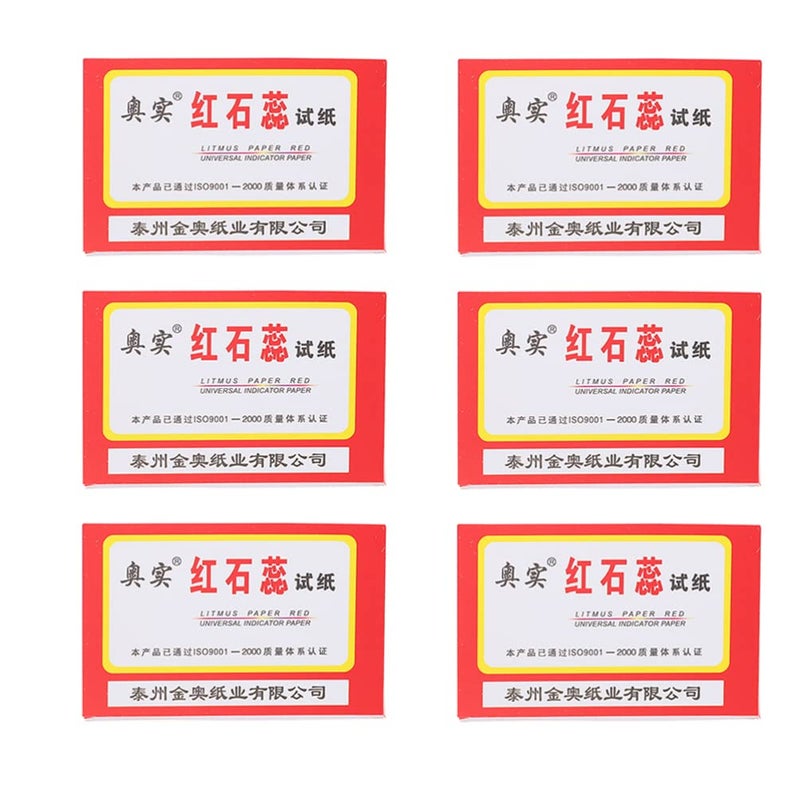 klarako 6pcs Chemical Experiment Consumables Alkaline Substance Paper Urine ph Test Strips Urine dye Indicator ph Balance ph Paper Strips ph Indicator Strips Experiment Equipment Universal - Image 1