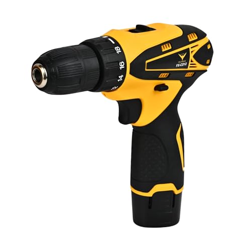 HYCO LABEL FLYMAX CD-900 Cordless Drill Machine, 12V, 1500 RPM, 2-Speed, 1-10mm Chuck, with 2 Batteries and Case, Taiwan Made - Image 5