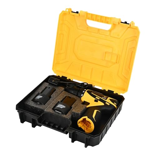 HYCO LABEL FLYMAX CD-900 Cordless Drill Machine, 12V, 1500 RPM, 2-Speed, 1-10mm Chuck, with 2 Batteries and Case, Taiwan Made - Image 2