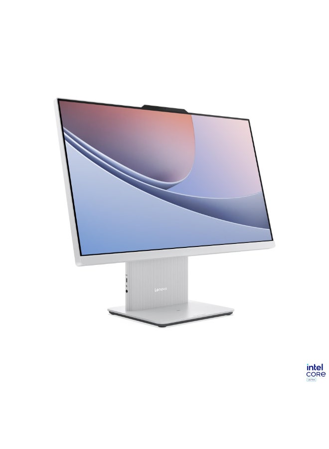 لينوفو IdeaCentre AIO With 23.8 Inch Full HD (1920x1080) Display, Core Ultra 5-226V Processor/16GB RAM DDR5/512GB SSD/DOS(Without Windows)/ Cloud Grey Cloud Grey - Image 1