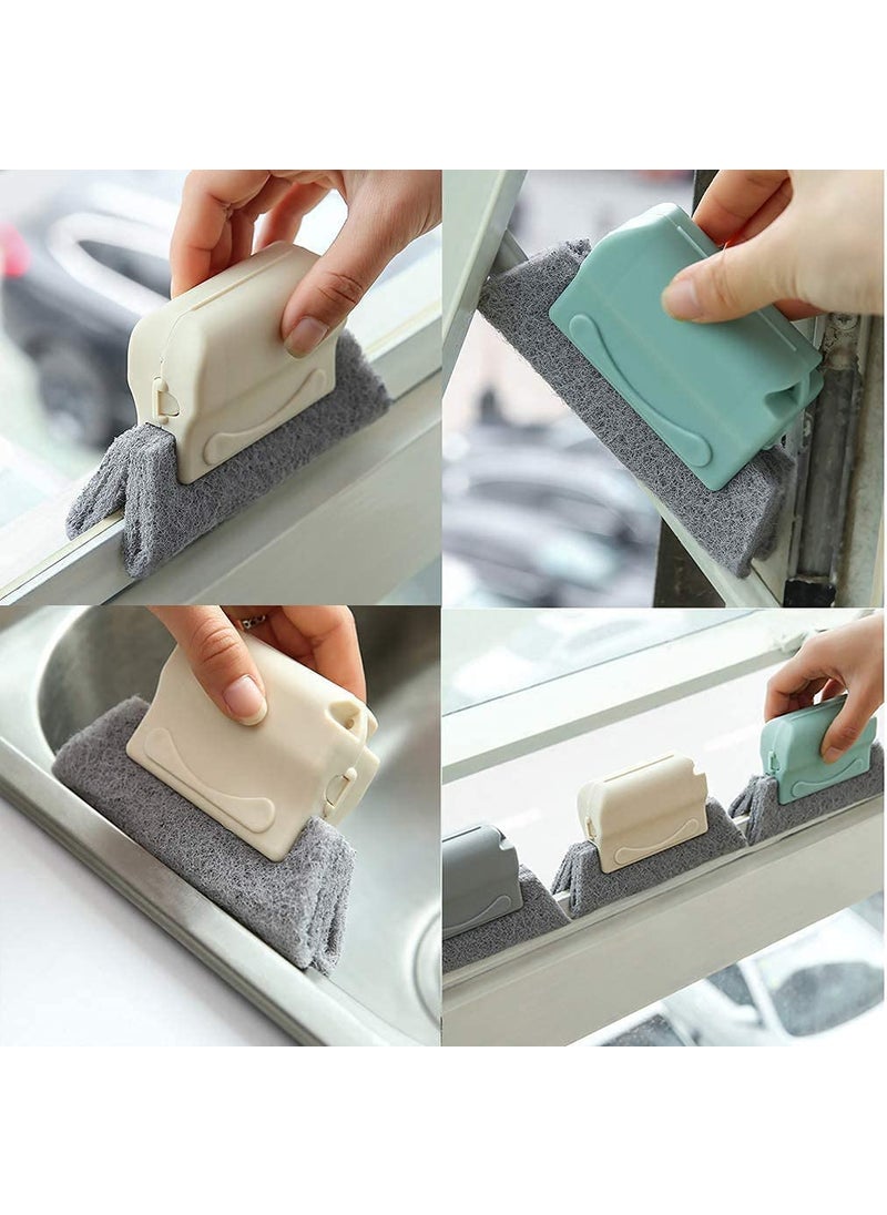 Three Secondz Three Secondz Window Groove Frame Cleaning Brush Door Track Cleaning Brushes Dust Cleaner Tool for All Corners Edges and Gaps Multicolour  - Image 5