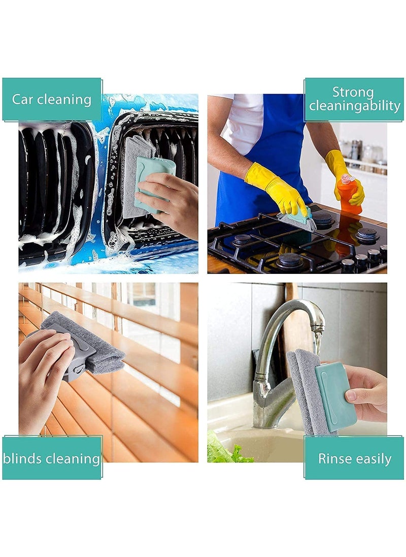 Three Secondz Three Secondz Window Groove Frame Cleaning Brush Door Track Cleaning Brushes Dust Cleaner Tool for All Corners Edges and Gaps Multicolour  - Image 3