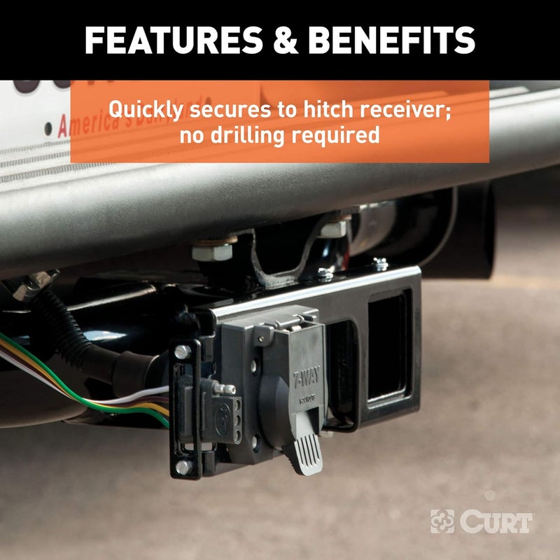 CURT 58000 Easy-Mount Trailer Wiring Connector Bracket - Image 5