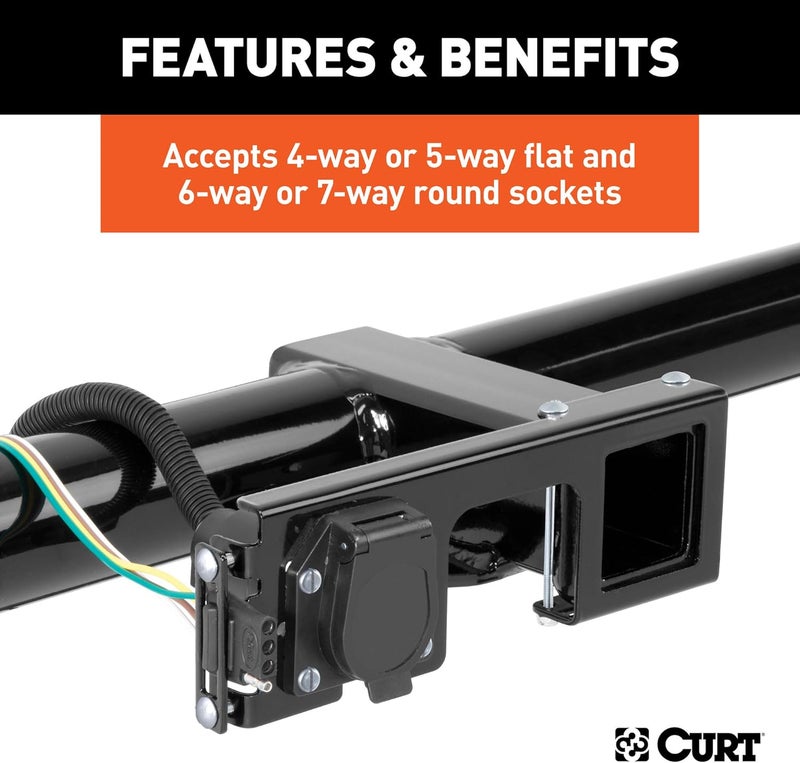 CURT 58000 Easy-Mount Trailer Wiring Connector Bracket - Image 4