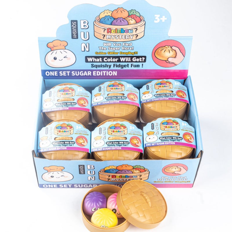 Slow Rebound Stress Relief Bun Squishy Toy - Image 3