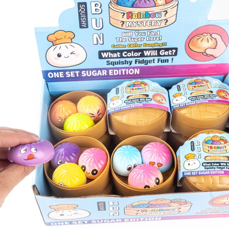 Slow Rebound Stress Relief Bun Squishy Toy - Image 2