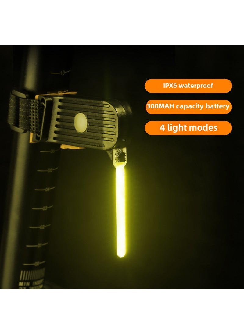 Loquat 1 x 5 pcs Bike Tail Light LED Night Safety Indicator Mountain Cycling yellow