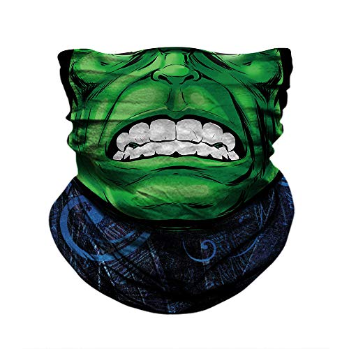 M-YOUNG Skull Face Sun Mask half,Bandanas,Neck Gaiter, Headwear, Headband for Fishing, Hunting,Yard work (White) - Image 3