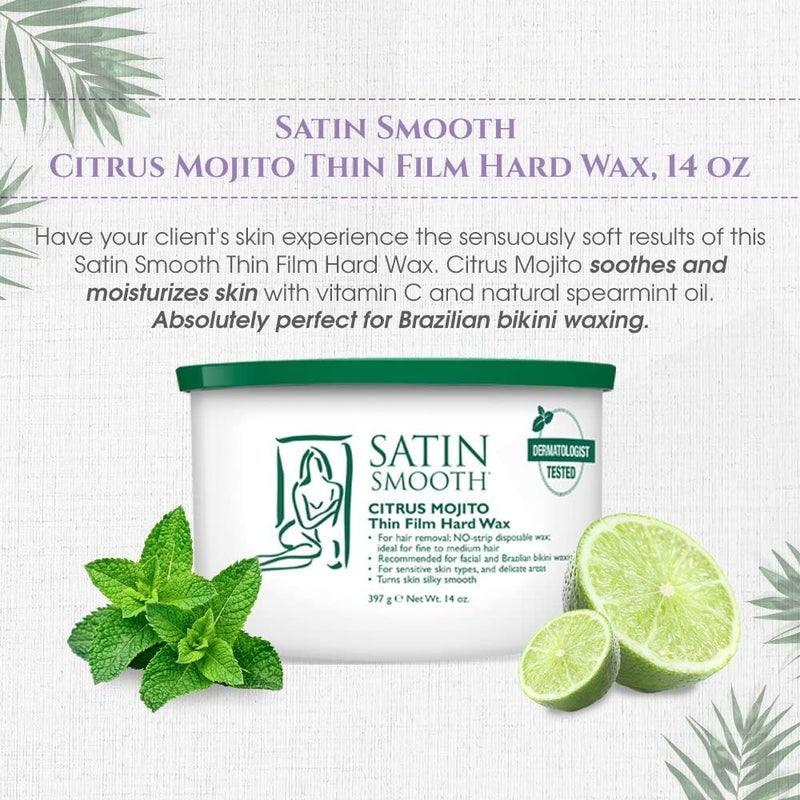 Satin Smooth Citrus Mojito Thin Film Hard Wax - Image 3