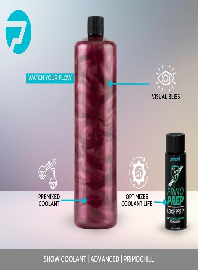 PrimoChill Vue - Computer WaterCooling Coolant, Visual Flow, Solid/Non-Transparent, Full Protection, PrimoPrep Included, Proudly Made in The USA - Black Cherry Violet - Image 2