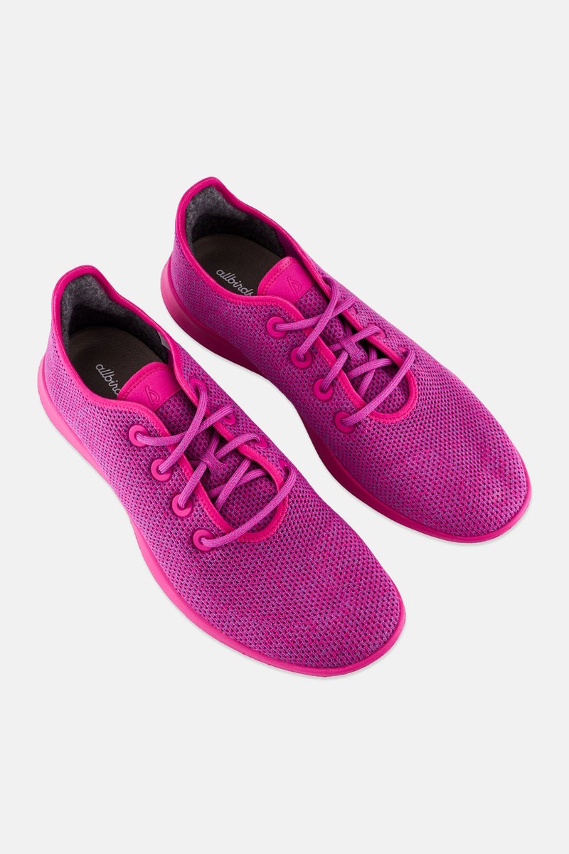 Allbirds Men Medium Tree Lace Up Running Shoes, Bloom Pink - Image 4