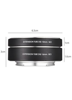 Fotga Macro Extension Tube Ring Set 10mm + 16mm Auto Focus Adjustable Aperture Replacement  - Image 2