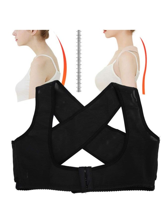 klarako Straight Holder Back Bandage, Brace Back Posture Corrector Shoulder Back Lumber Support Belt Adjustable Back Support for Women and Men Spine Alignment(L) - Image 4