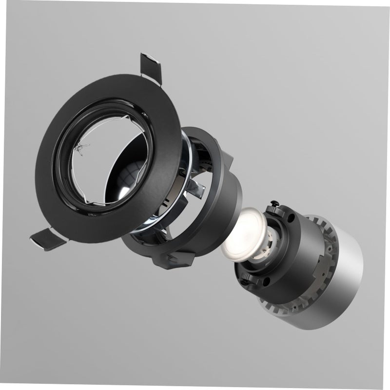 Baffle Trim for Recessed LED Ceiling Light Fixtures Outdoor Indoor - Image 4