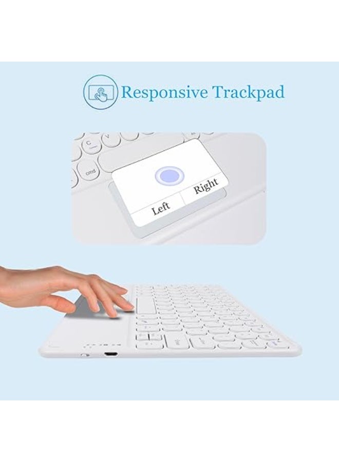 كيبورد بلوتوث لاسلكي بلمس – خفيف وقابل للشحن – عملي للأيباد، التابلت واللابتوب - Image 5