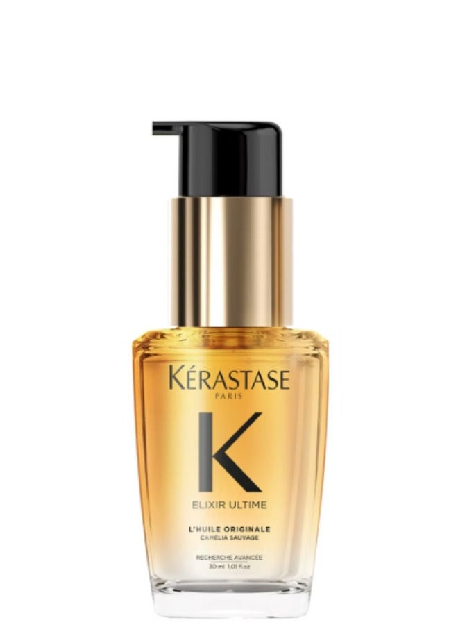 KERASTASE Elixir Ultime Huile Originale Hair Oil for All Hair Types Refillable Bottle - Image 1