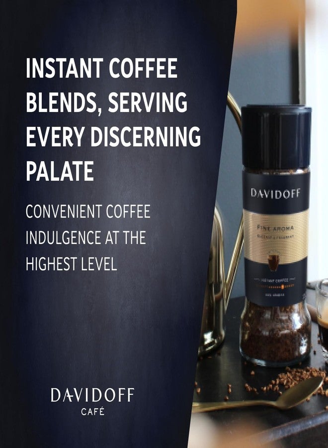 Davidoff Fine Aroma Instant Coffee 200g (2 x 100g Jars) By Cougar | 100% Arabica | Elegant & Fragrant Taste | Premium Instant Coffee | Bold Aroma Coffee for Daily Drinking, Office Use & Long Working Hours & Daily Energy Boost - (Imported) - Image 5