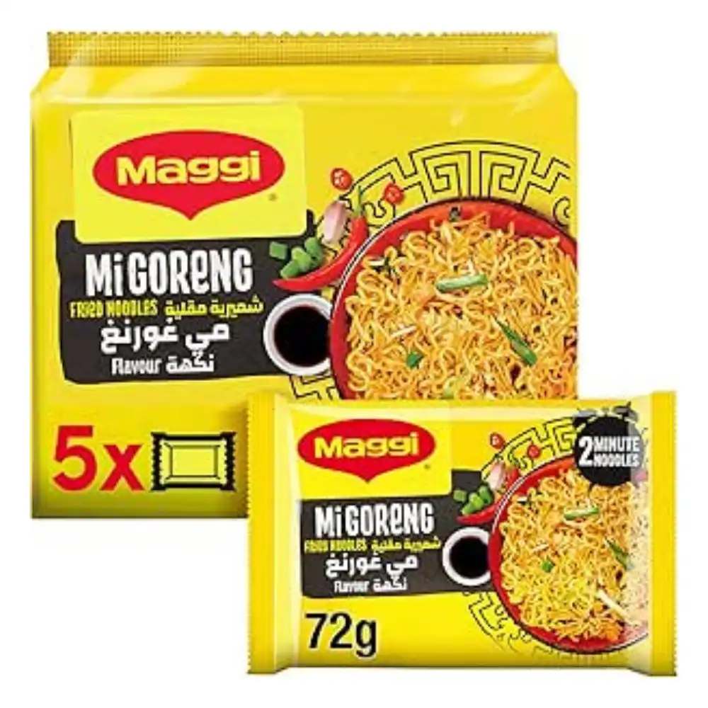 Maggi Mi Goreng 3 Minutes Fried Instant Noodles- 5X72gms