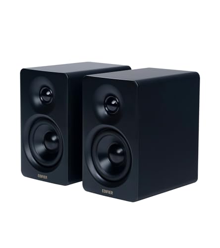 Edifier M60 Multimedia Speaker Bluetooth 53 66W RMS HiRes Audio HiRes Wireless Audio LDAC3 Mid Bass 1 Tweeter USBC Aux Inputs Compact Desktop Speaker Black - Image 1