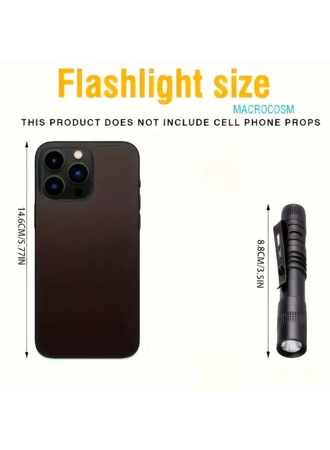 1pc 395nm UV Black Light Flashlight For Coin Verification Hotel Inspection Dry Stain Detection Portable Pen Light - Image 5