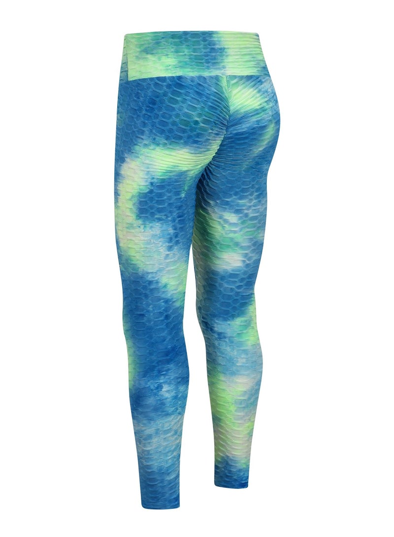 Loquat Women Quick Dry Breathable Elastic Pants Blue - Image 2