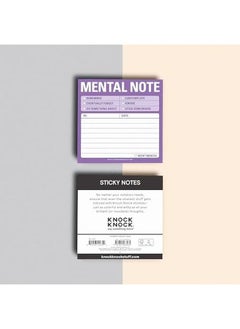 1 Count Mental Note Sticky Notes To Do List Notepads 3 X 3 Inches Each - pzsku/Z14A0C4C04AB87C79046CZ/45/_/1722499100/59f074e8-1faf-4b5d-8213-805832a8e9ba