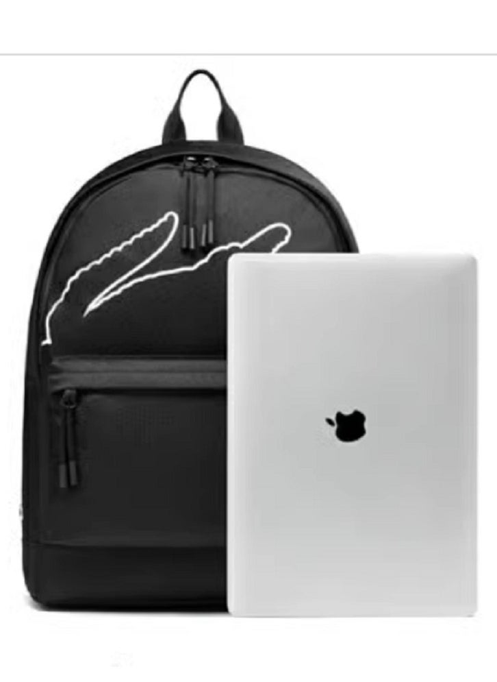 LACOSTE - Lightweight Sports Backpack Black - Image 1